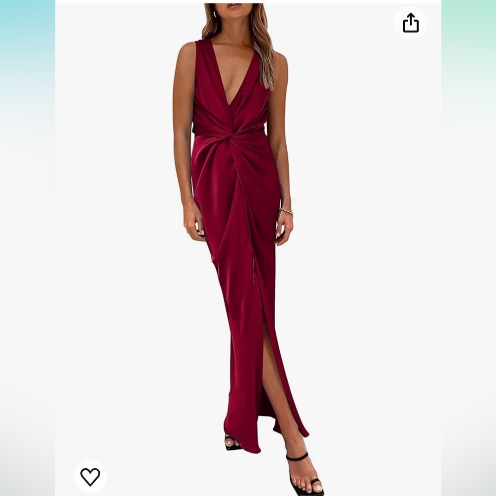 NWT Beautiful Wine Colored Maxi Dress